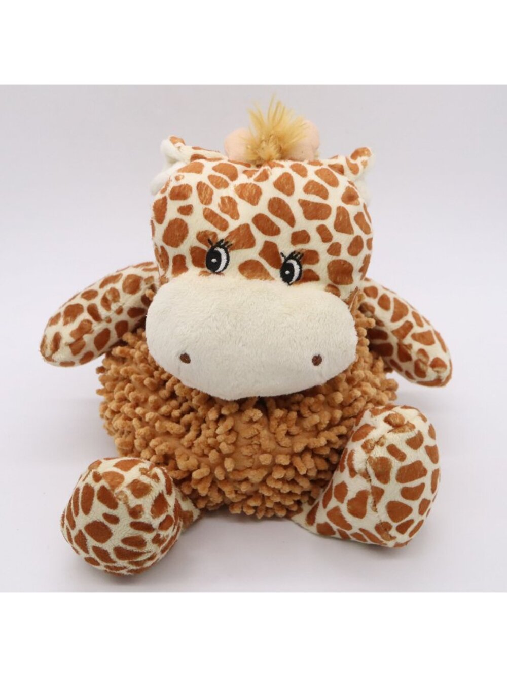 Snuggle Buddies Giraffe Comfort Plush Heat & Hug Microwavable Stuffed Animal Toy